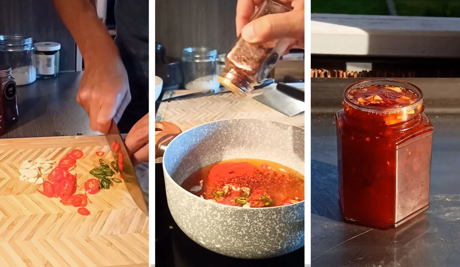 Selbstgemachter heisser Honig